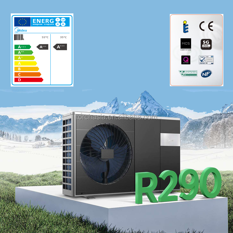 Air Pump Silent - Электрический тепловой насос Midea R290 моноблочный