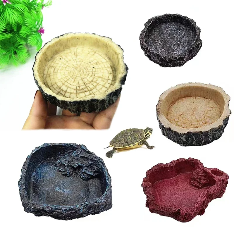Aquarium Fish Food - Миска для кормления рептилий, смола, аквариумная