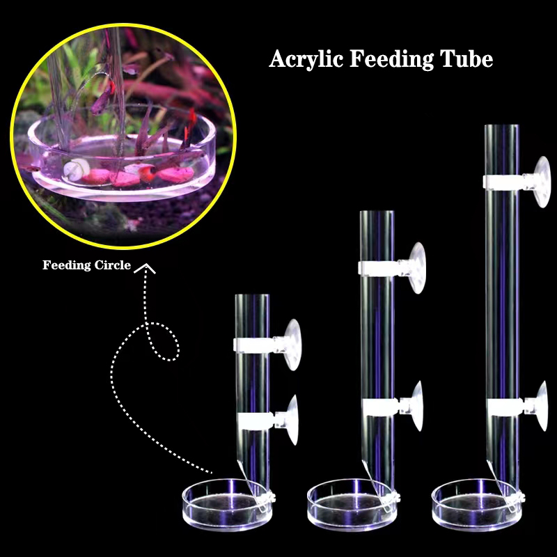 Aquarium Fish Food - Аквариумная кормушка, акриловая, прозрачная, для аквариума,