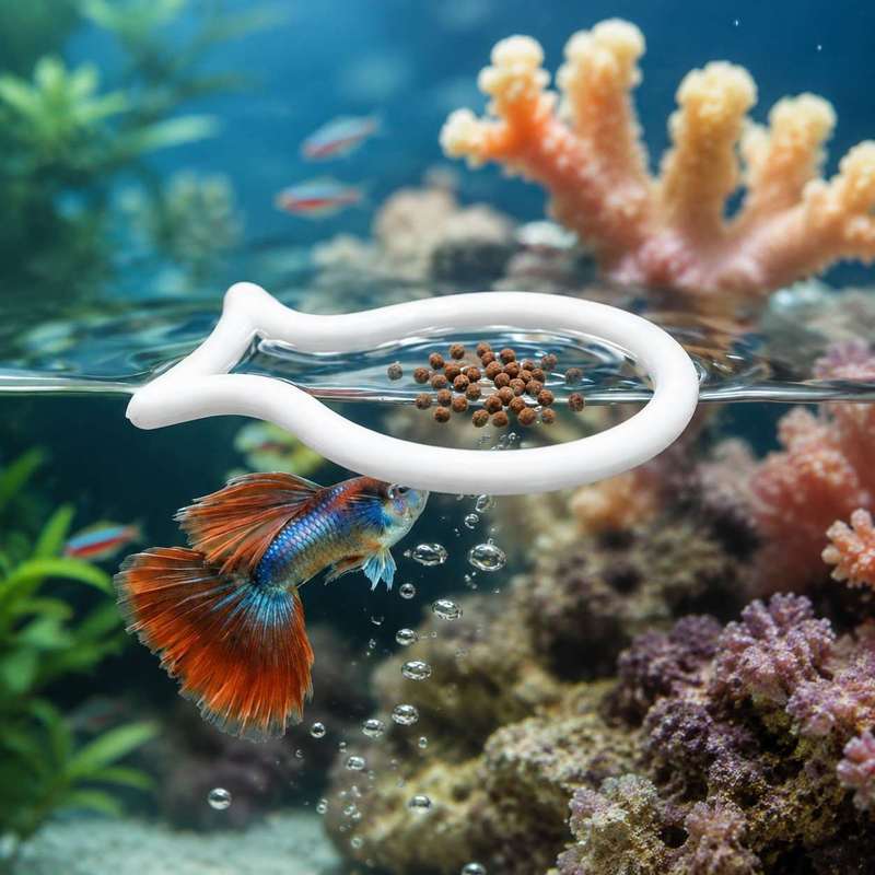 Плавающее кольцо для кормления – обзор и цена Aquarium Fish Food